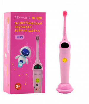Звуковая зубная щётка Revyline RL 020 Kids, Pink